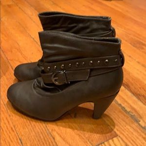 Forever 21 Brown Leather Booties